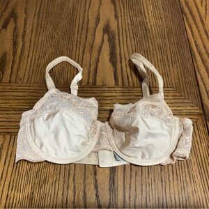 Pretty Le Mystere Lace Accented Tan Bra